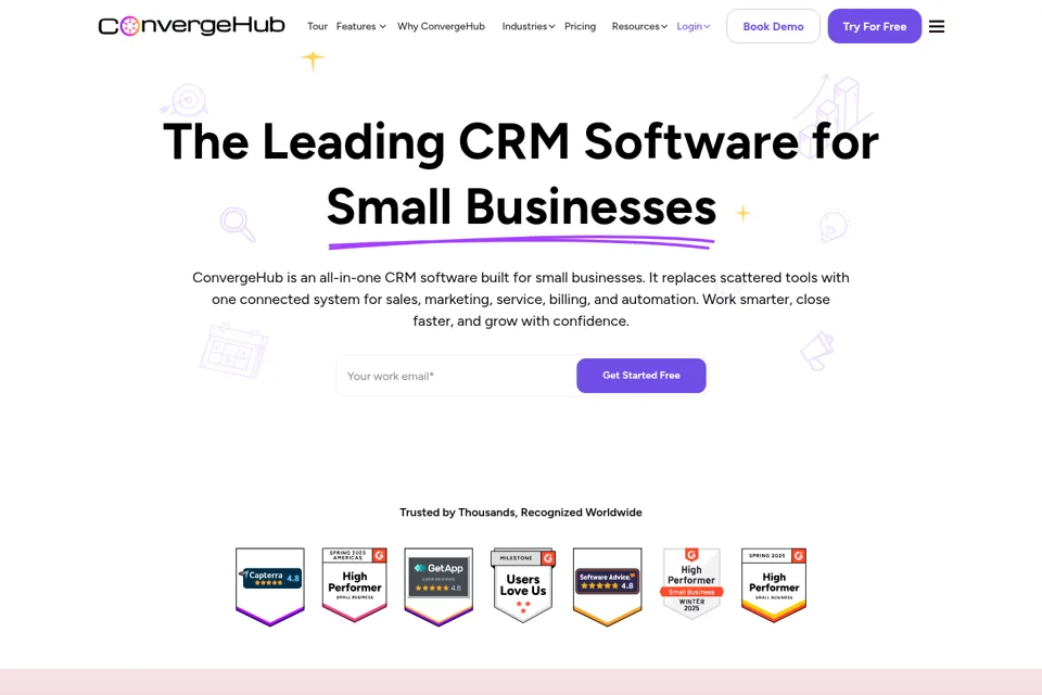 Landing page preview