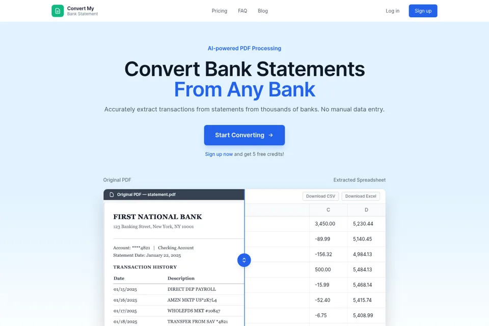 Landing page preview