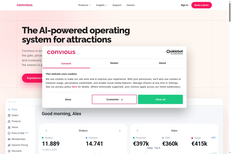 Landing page preview