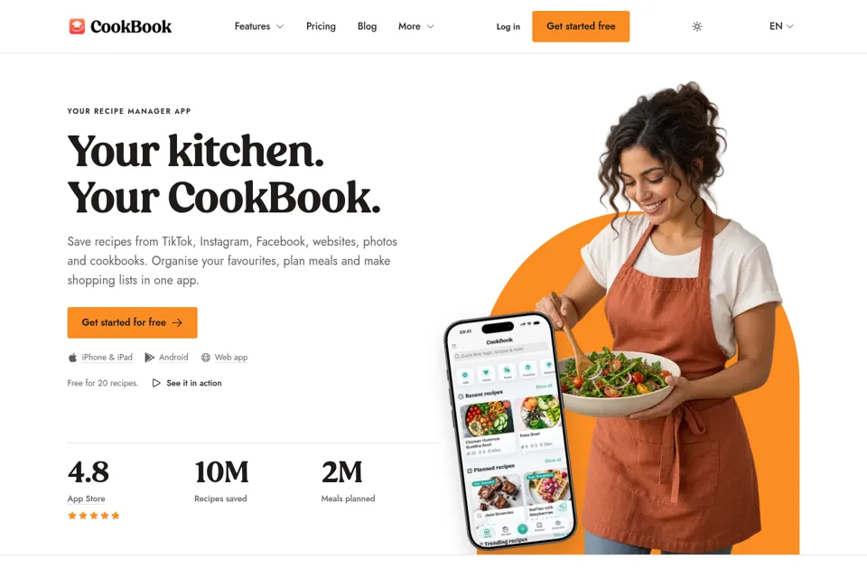 Landing page preview