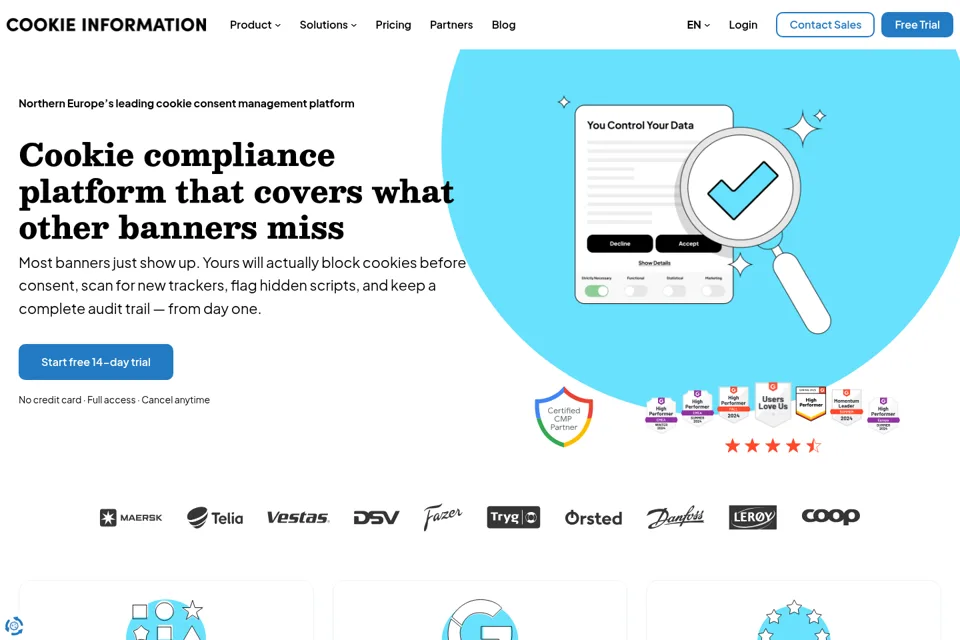 Landing page preview