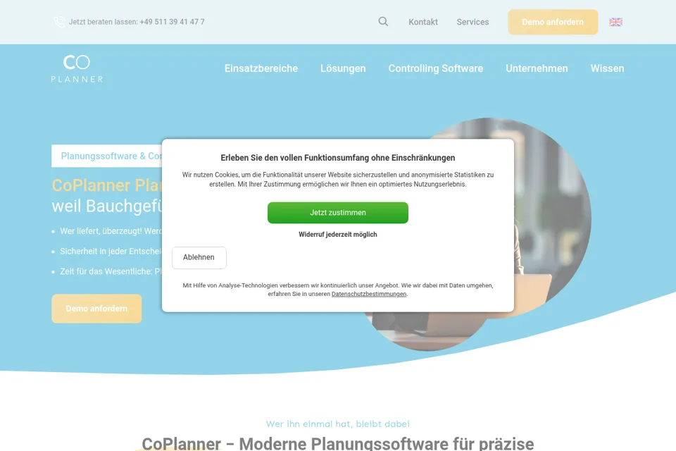 Landing page preview