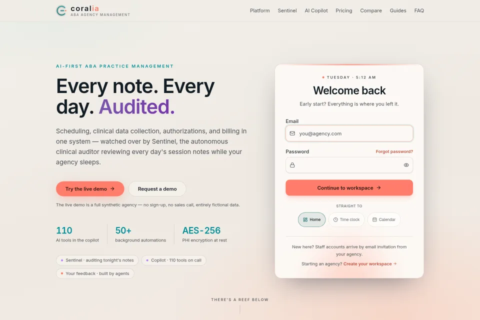 Landing page preview