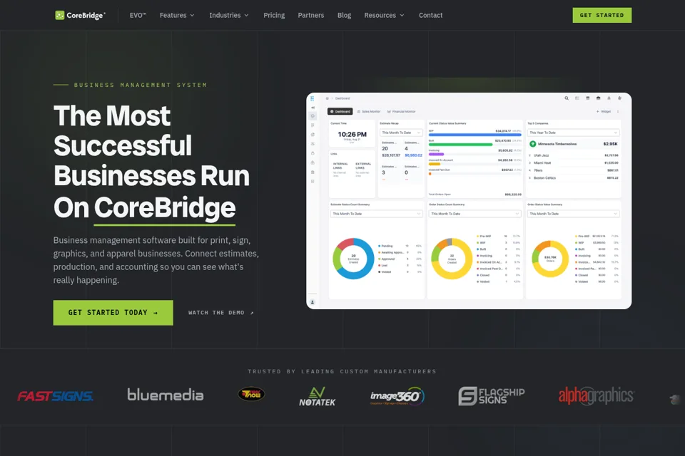 Landing page preview