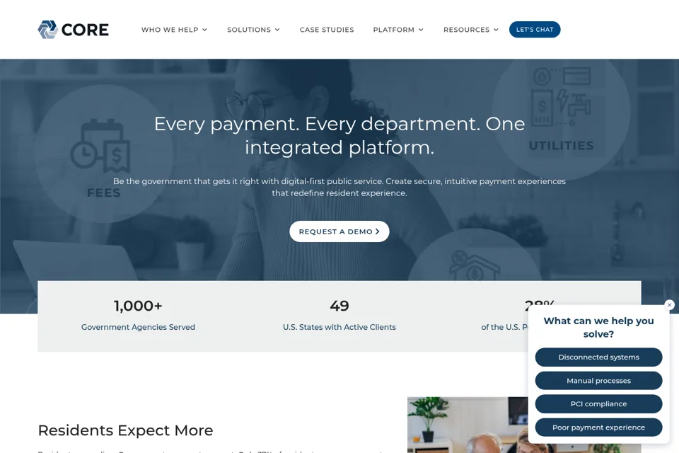 Landing page preview