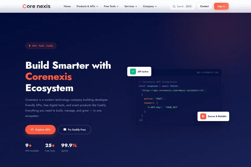 Landing page preview