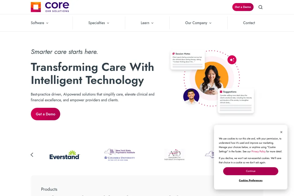 Landing page preview