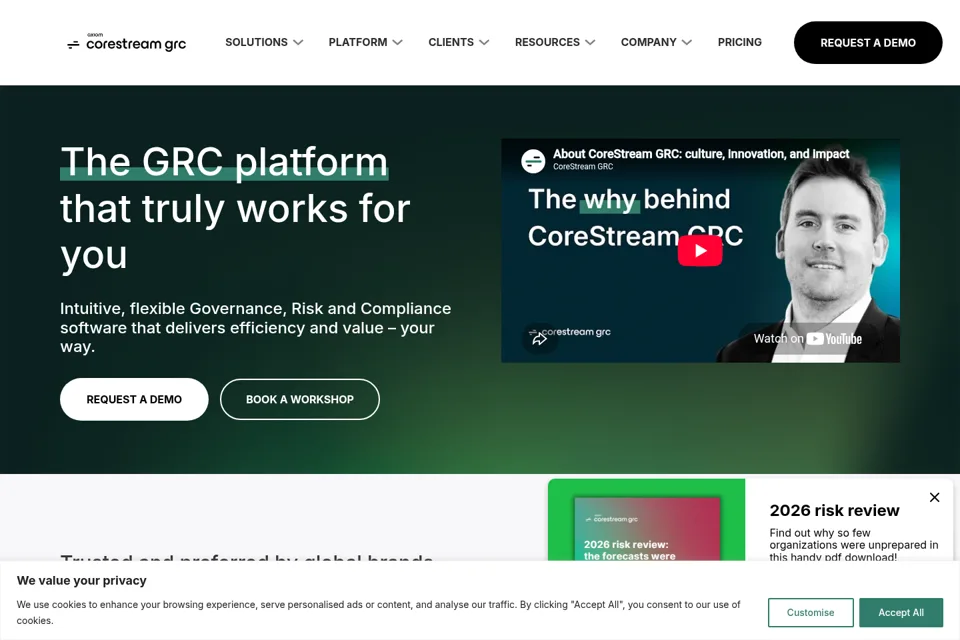 Landing page preview