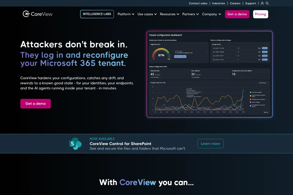 Landing page preview