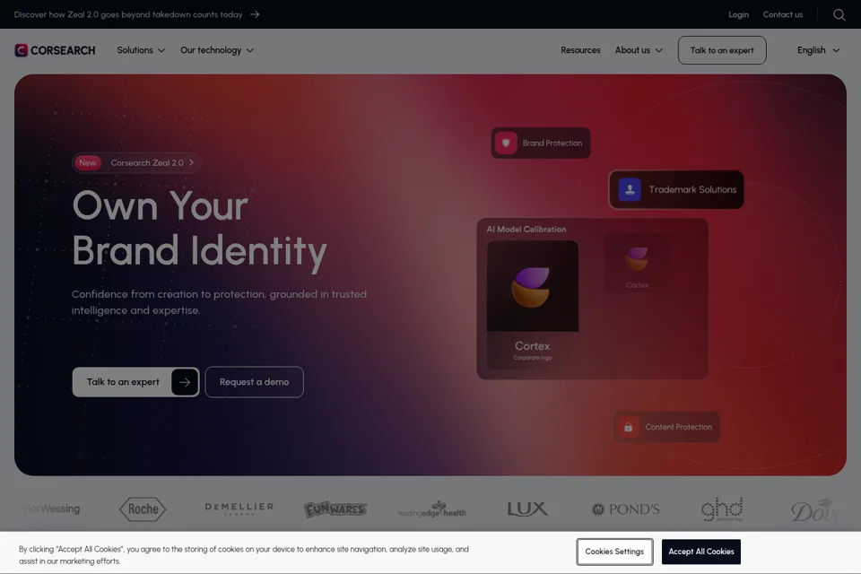 Landing page preview