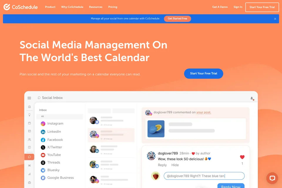 Landing page preview