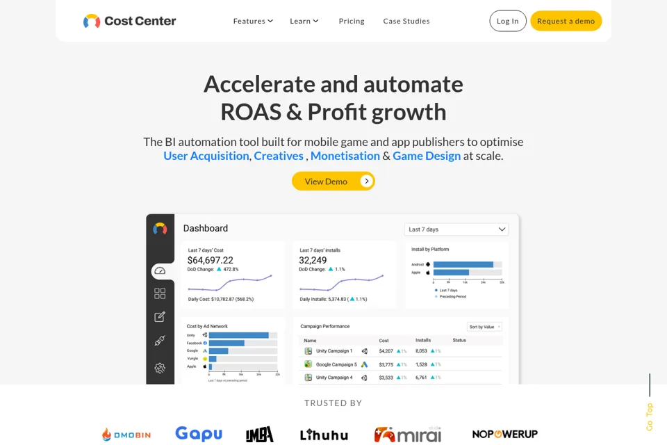 Landing page preview