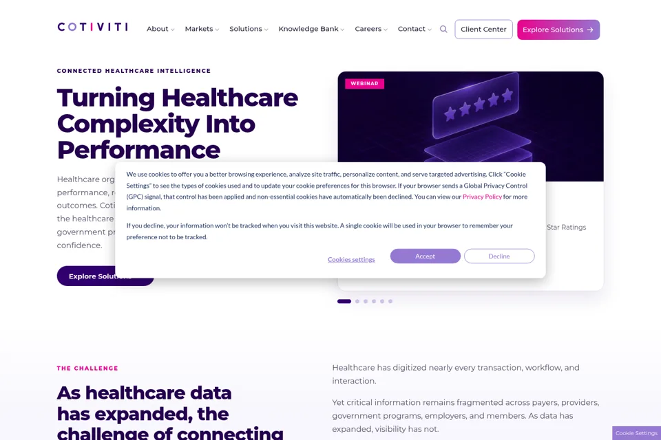 Landing page preview
