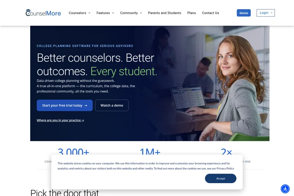 Landing page preview