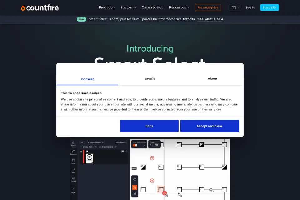 Landing page preview