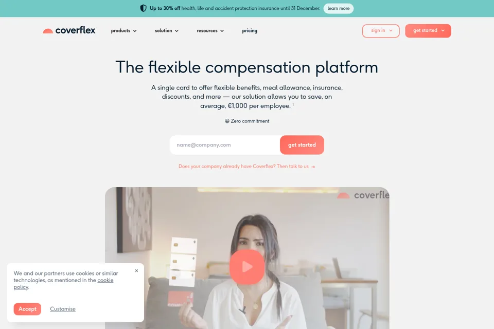 Landing page preview