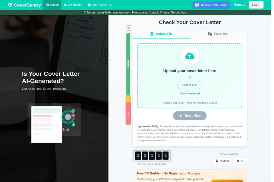 Landing page preview