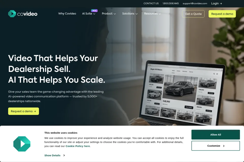 Landing page preview