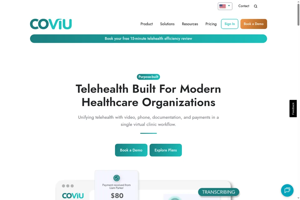 Landing page preview