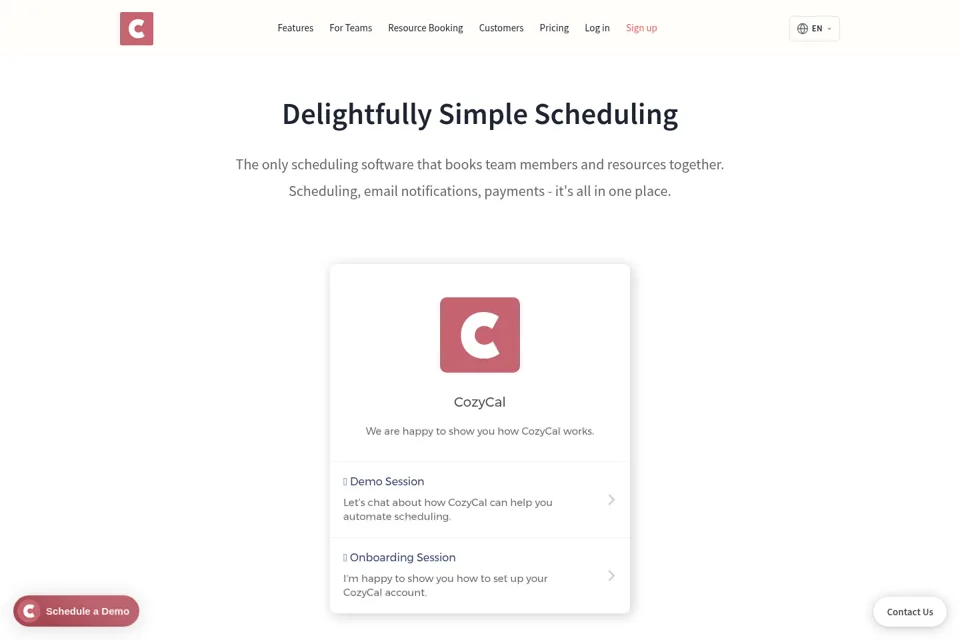 Landing page preview