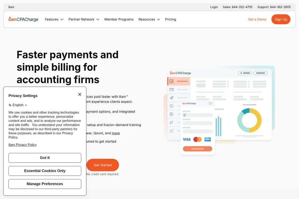 Landing page preview