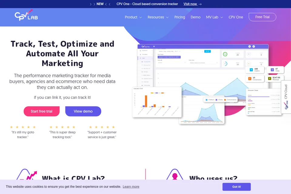 Landing page preview