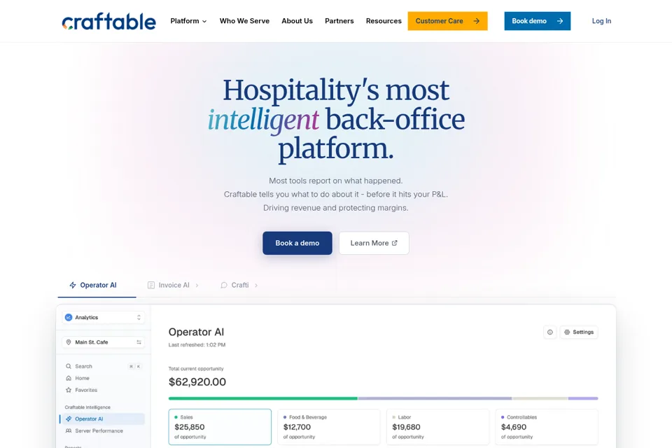 Landing page preview