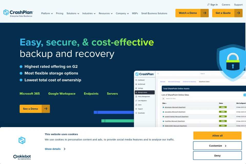 Landing page preview