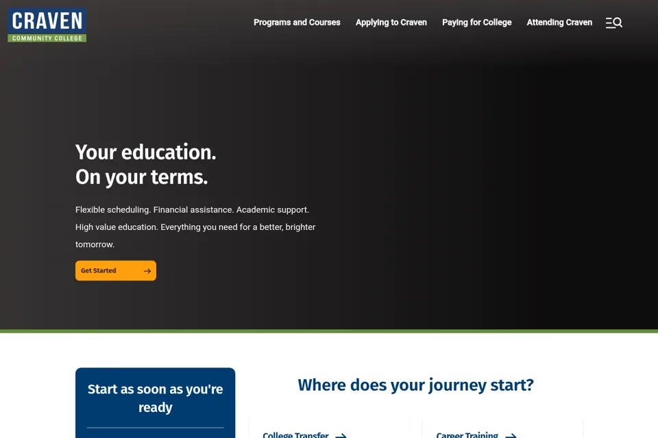 Landing page preview
