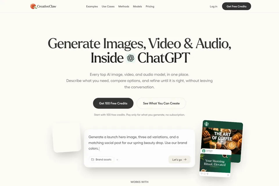 Landing page preview