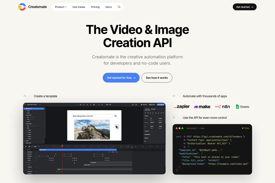 Landing page preview