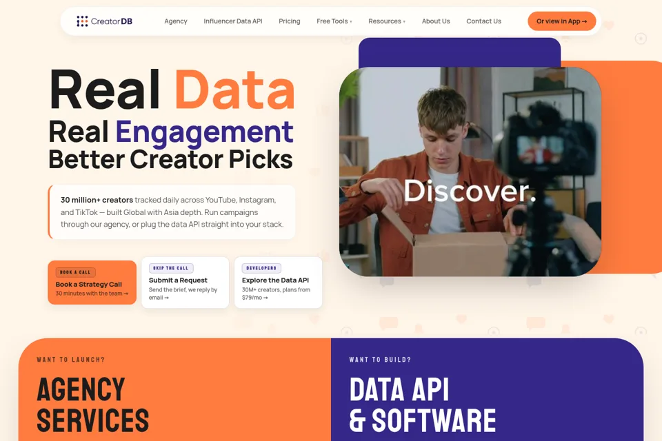 Landing page preview