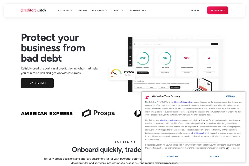Landing page preview