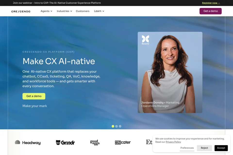 Landing page preview