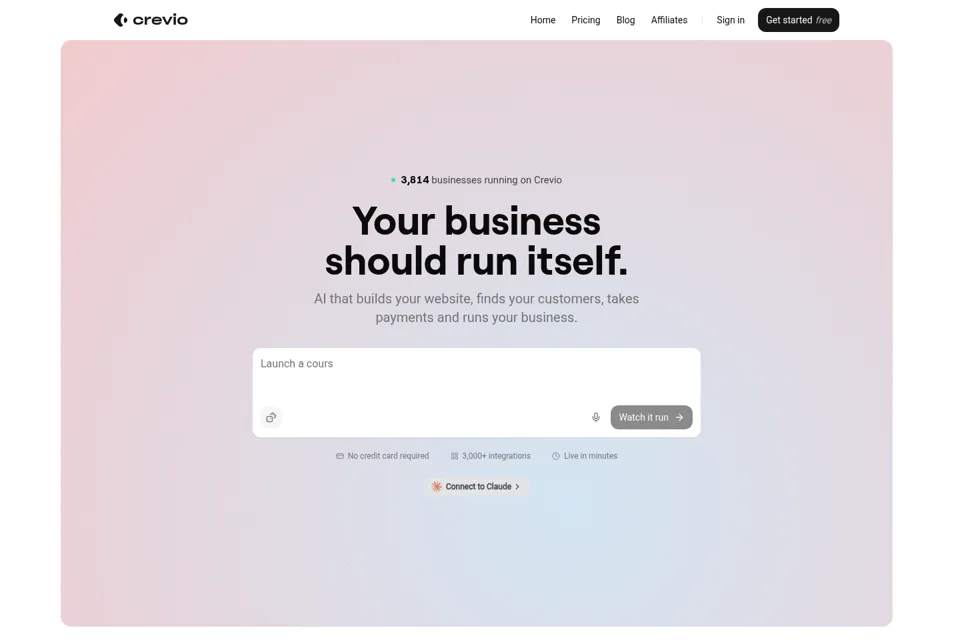 Landing page preview
