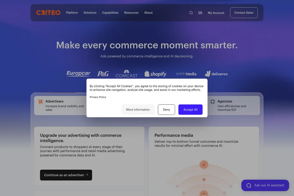 Landing page preview