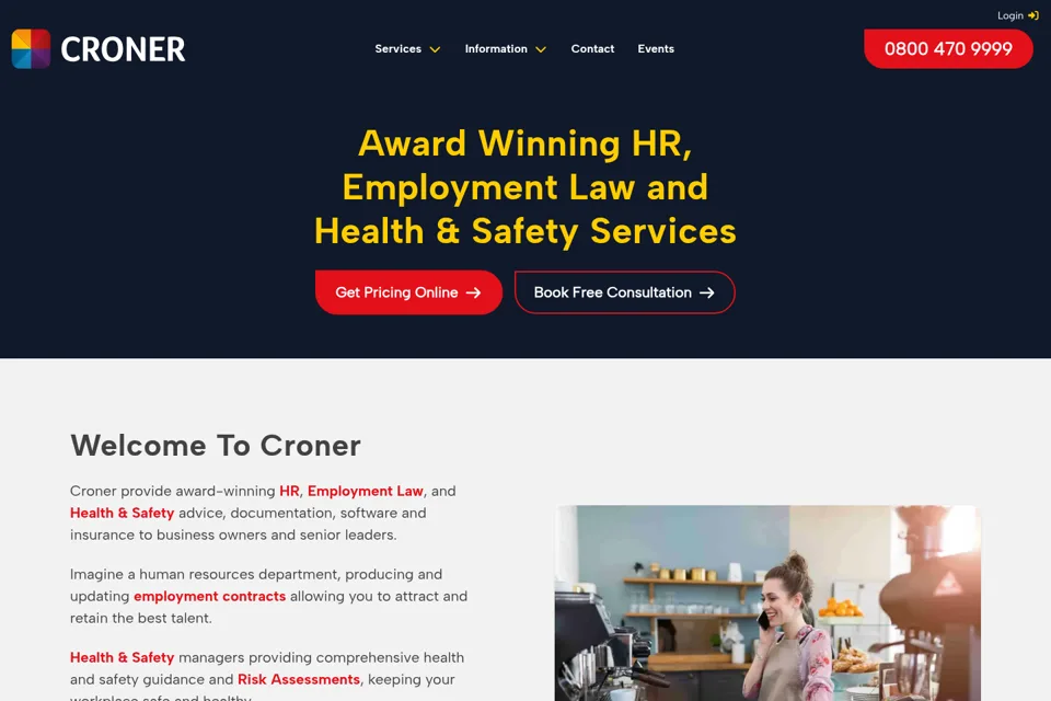 Landing page preview