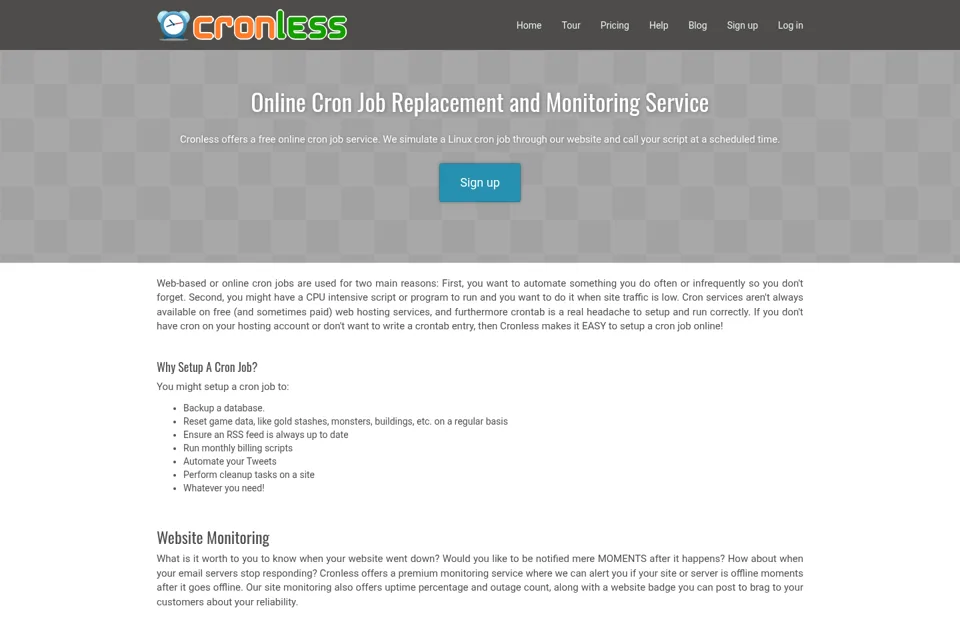 Landing page preview
