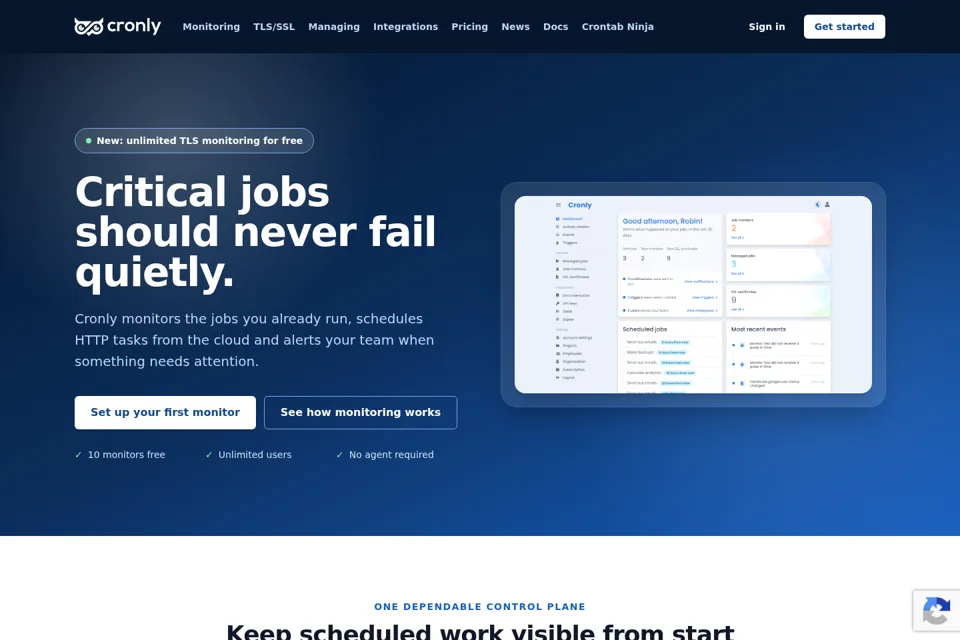 Landing page preview