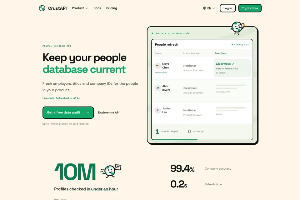 Landing page preview