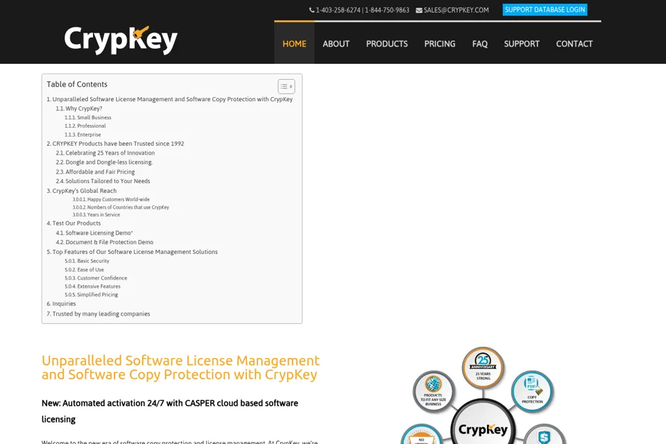 Landing page preview