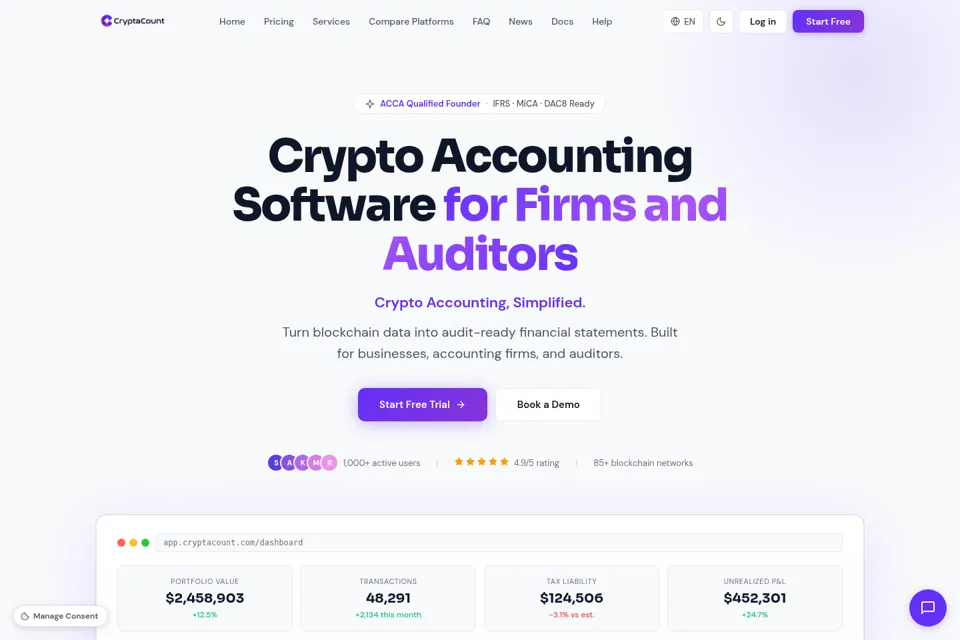 Landing page preview