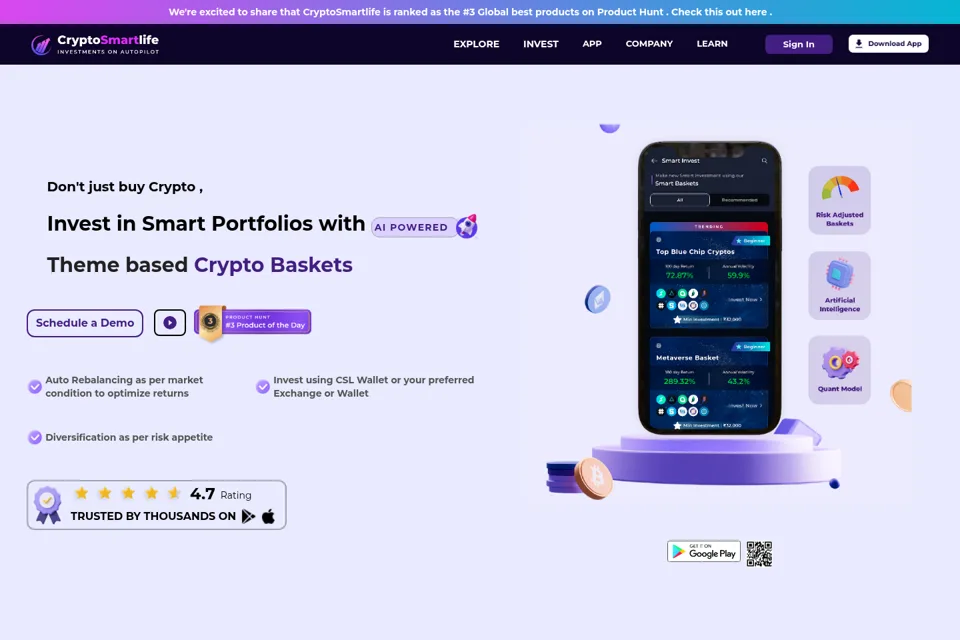 Landing page preview