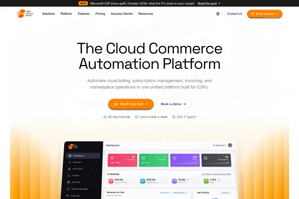 Landing page preview