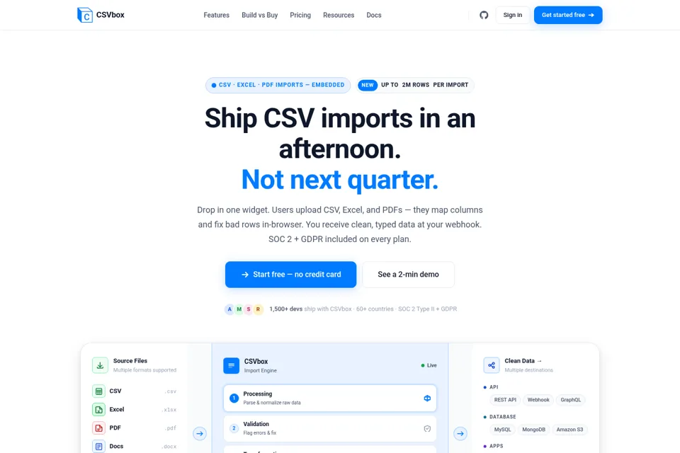 Landing page preview