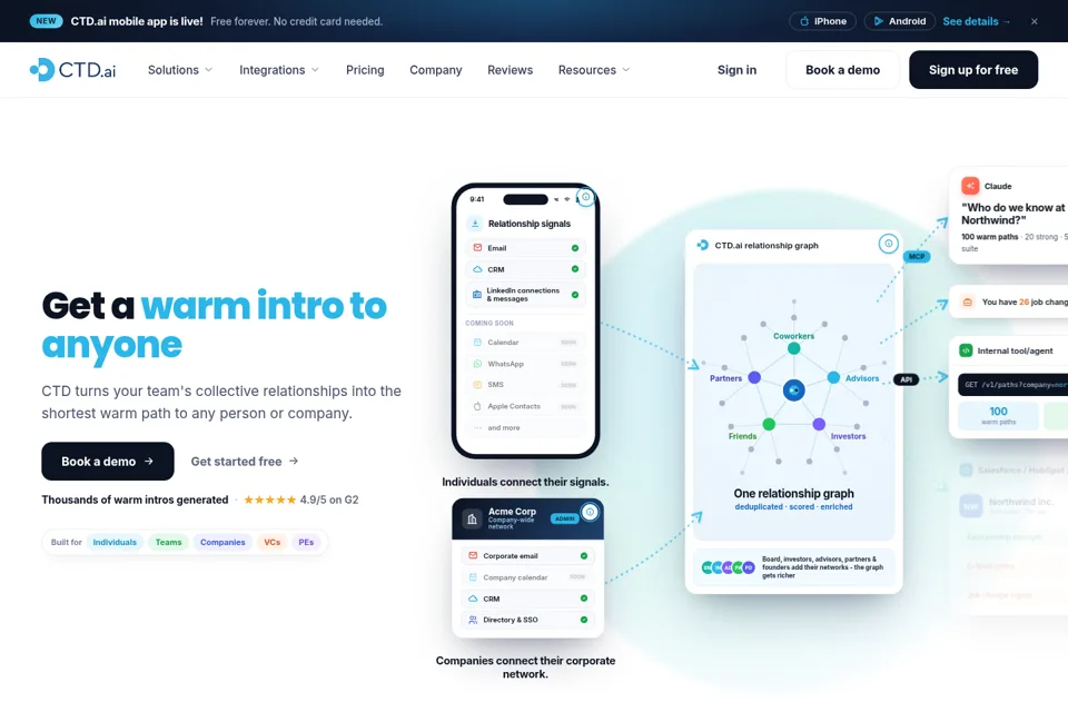 Landing page preview