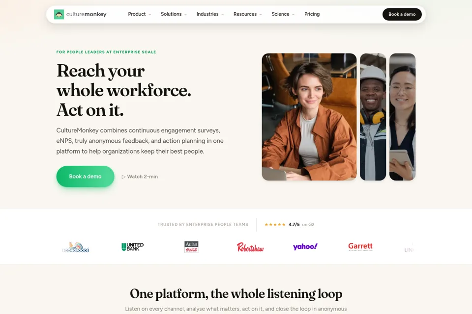 Landing page preview
