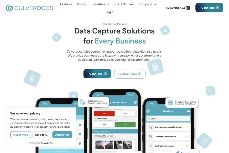 Landing page preview