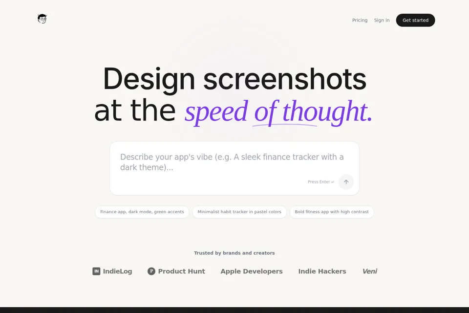 Landing page preview