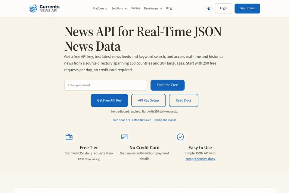 Landing page preview